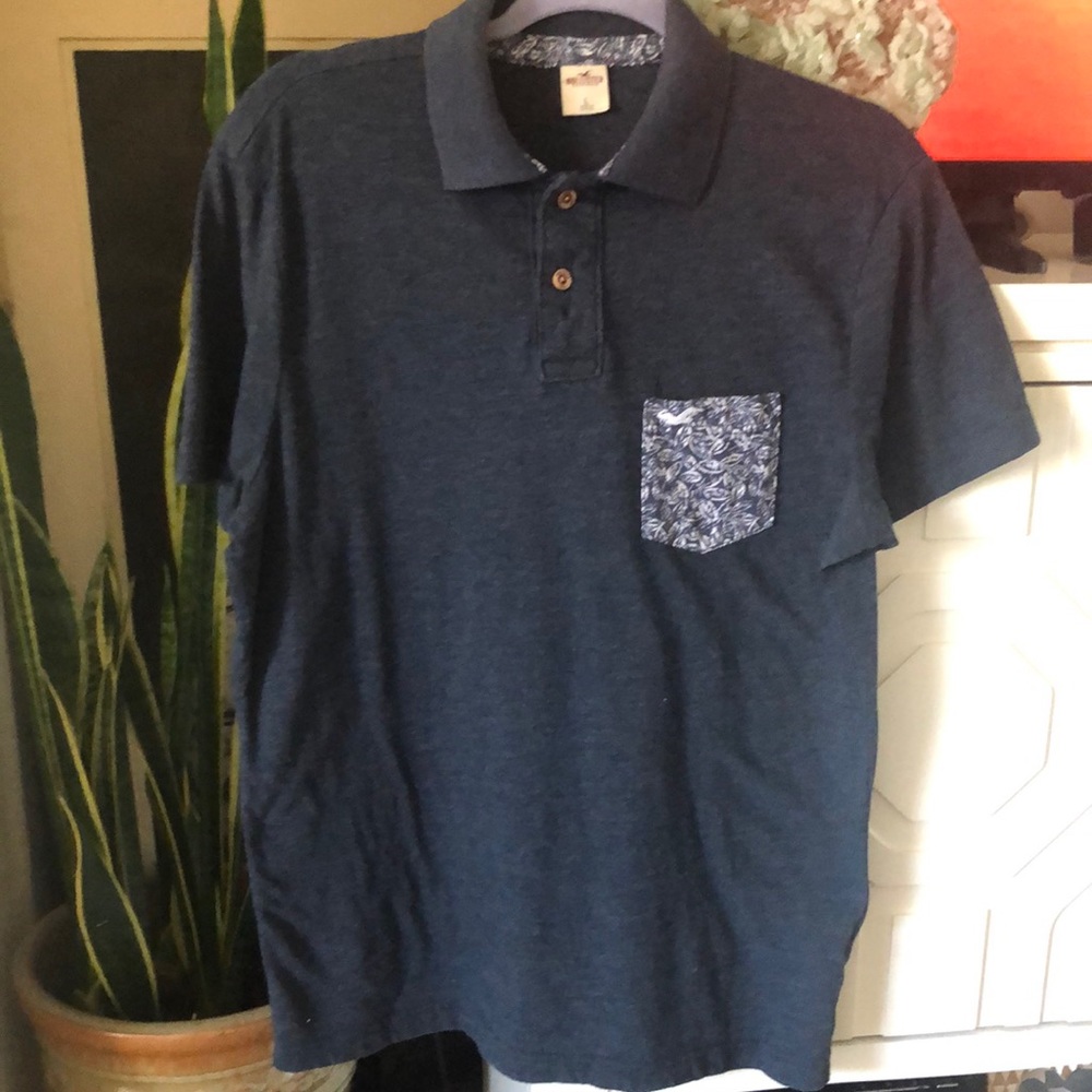 Hollister Mens Polo Pocket Shirt